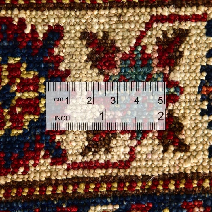 Detail image of 3' 4 x 5' 3 Hand Knotted Kazak Rug