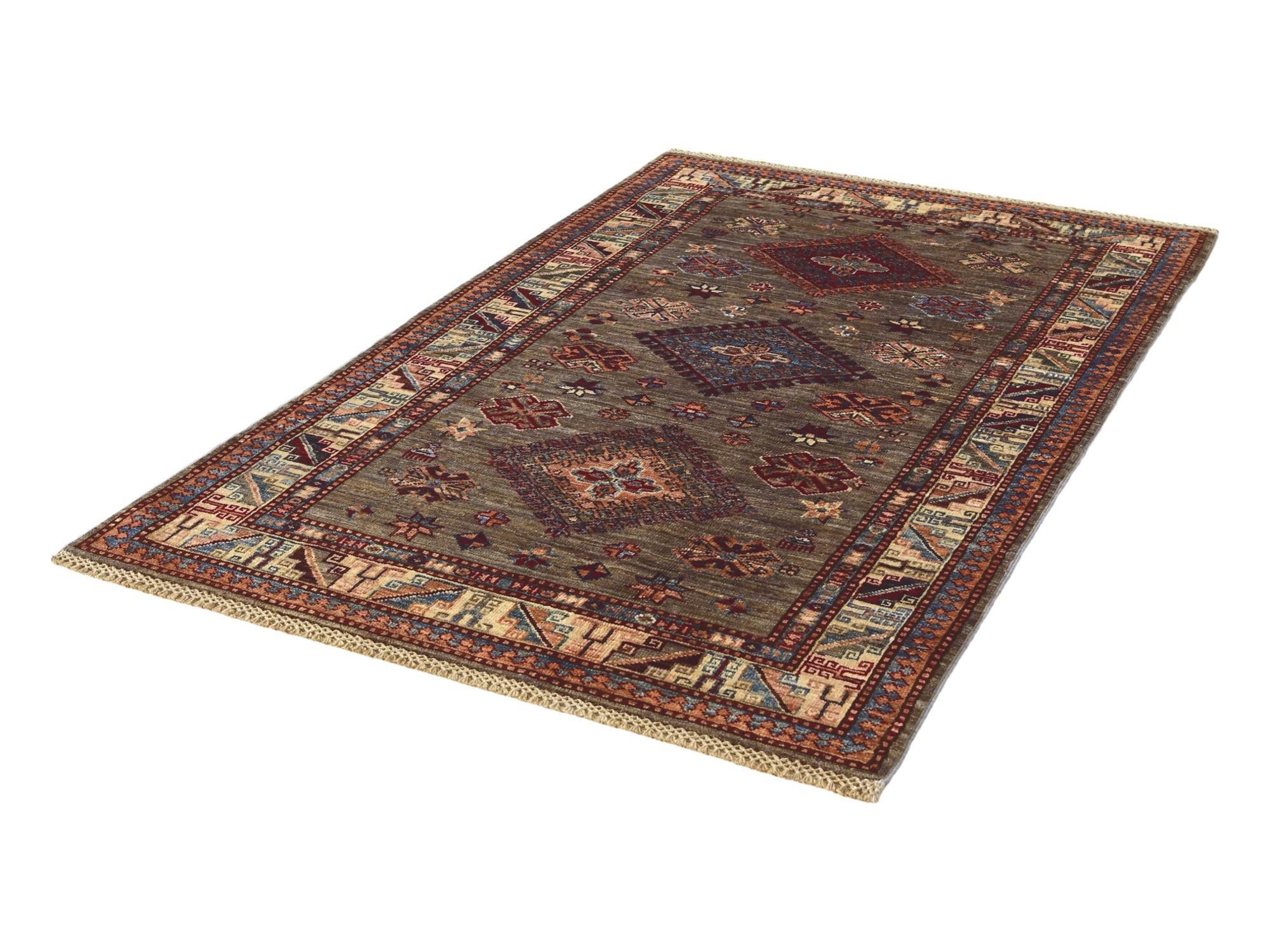 3' 3 x 5' 1 Hand Knotted Kazak Rug