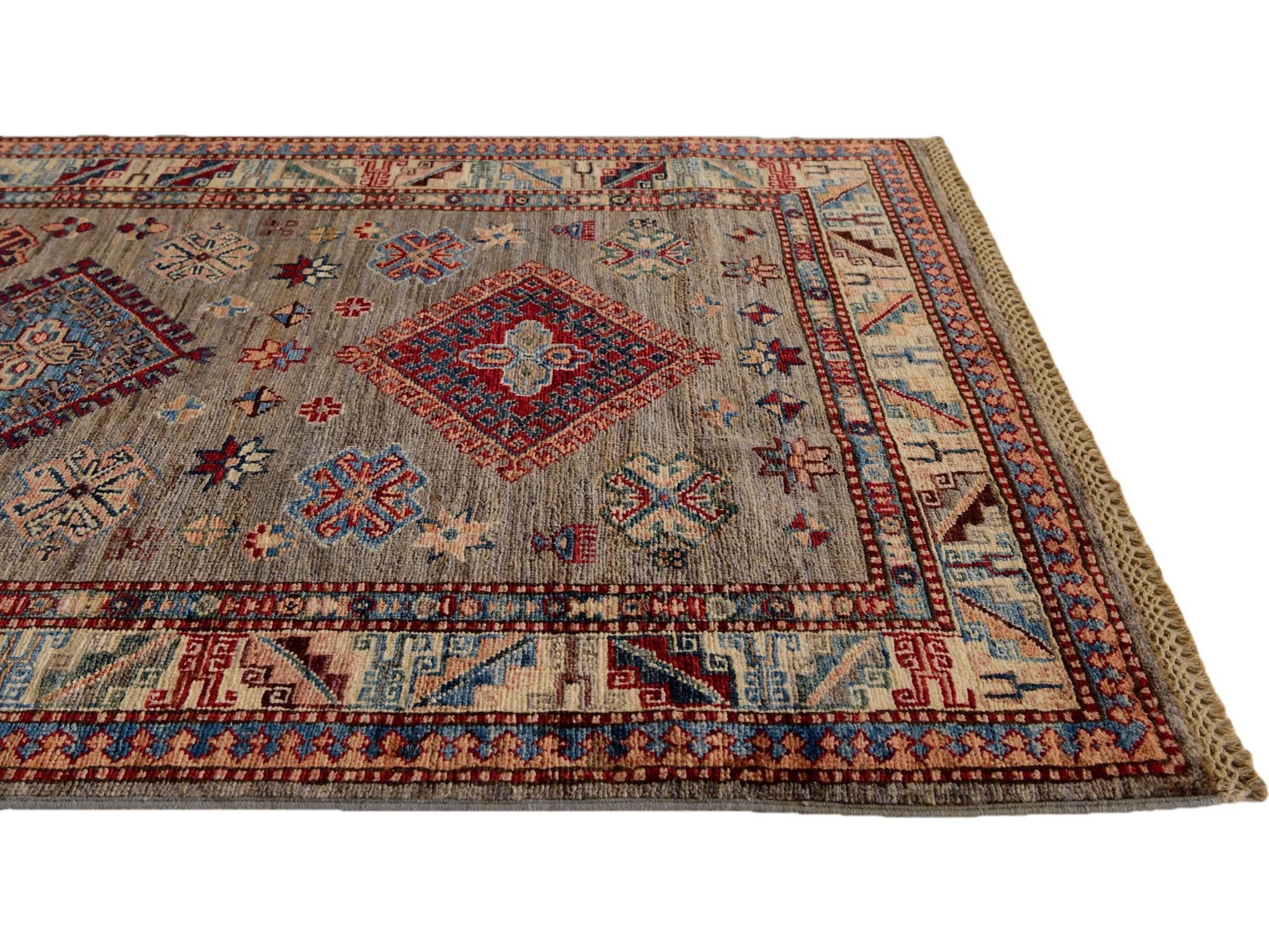 3' 3 x 5' 1 Hand Knotted Kazak Rug