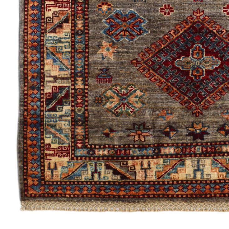 Detail image of 3' 3 x 5' 1 Hand Knotted Kazak Rug