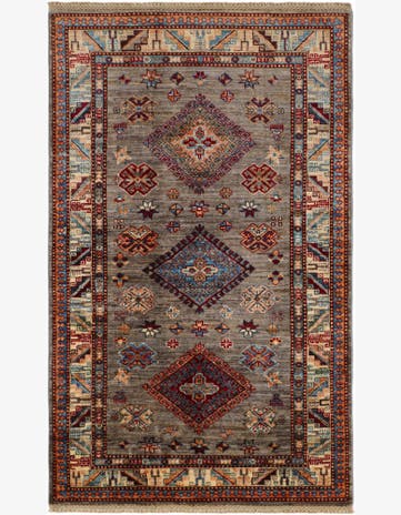 3' 3 x 5' 1 Hand Knotted Kazak Rug