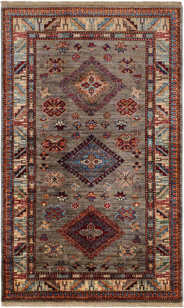 3' 3 x 5' 1 Hand Knotted Kazak Rug