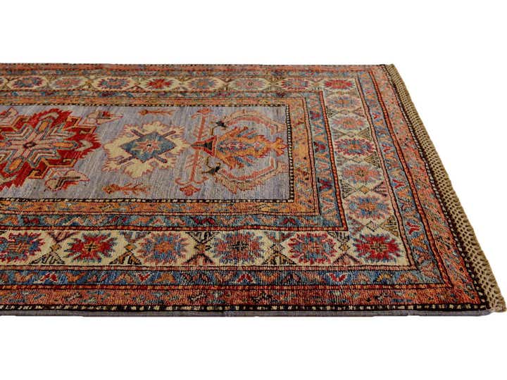 3' 3 x 5' 2 Hand Knotted Kazak Rug