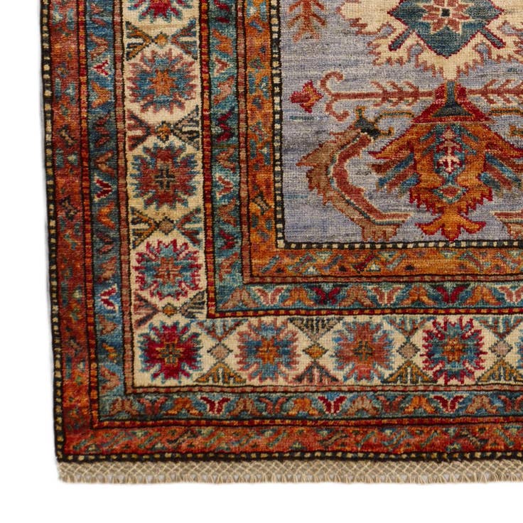 Detail image of 3' 3 x 5' 2 Hand Knotted Kazak Rug