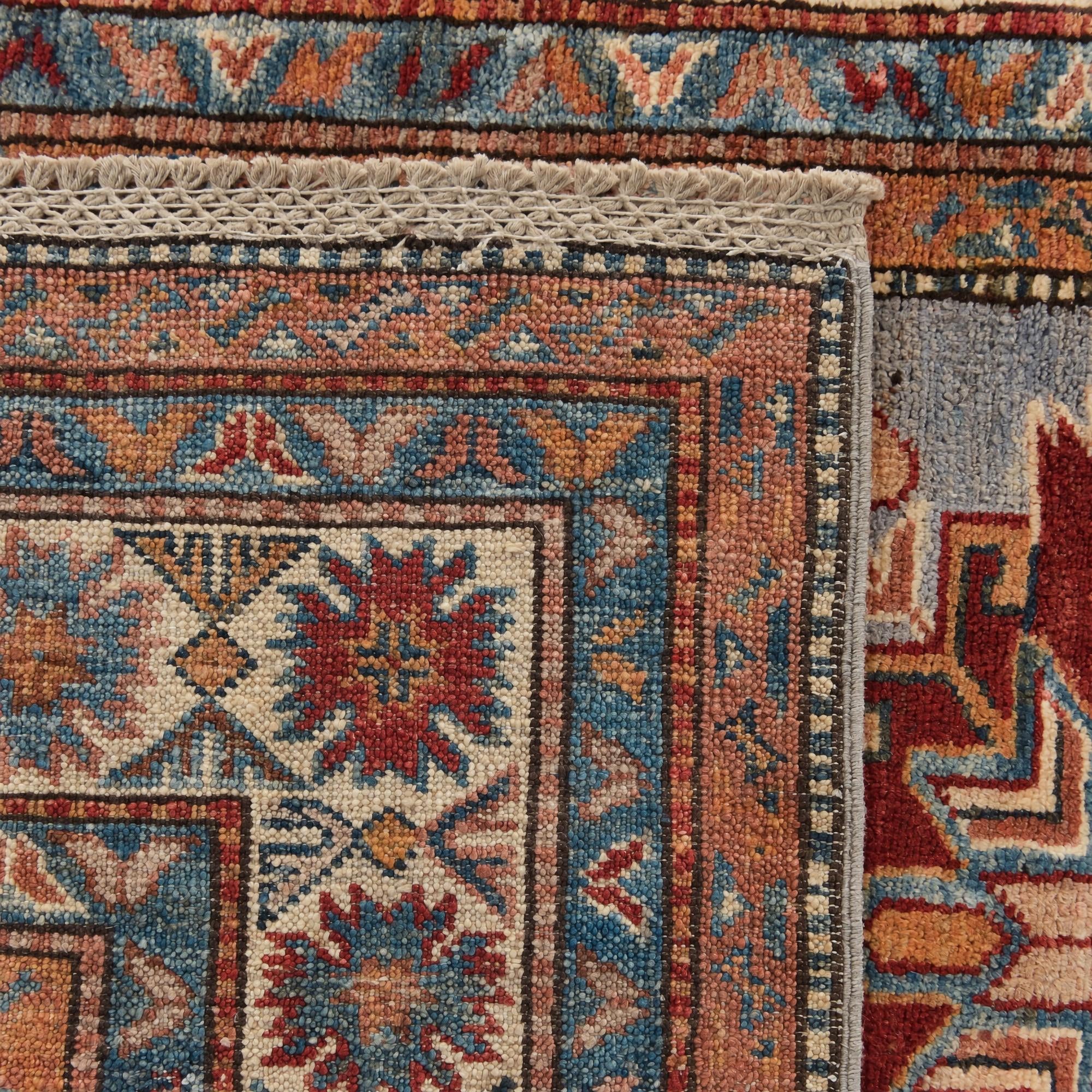 100cm x 155cm Hand Knotted Kazak Rug