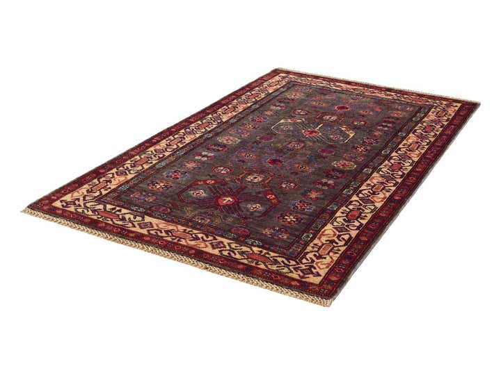 3' 3 x 5' 4 Hand Knotted Kazak Rug