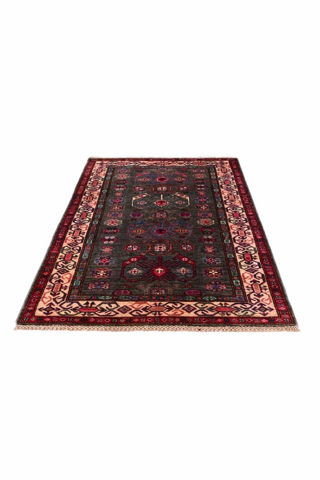 Detail image of 3' 3 x 5' 4 Hand Knotted Kazak Rug
