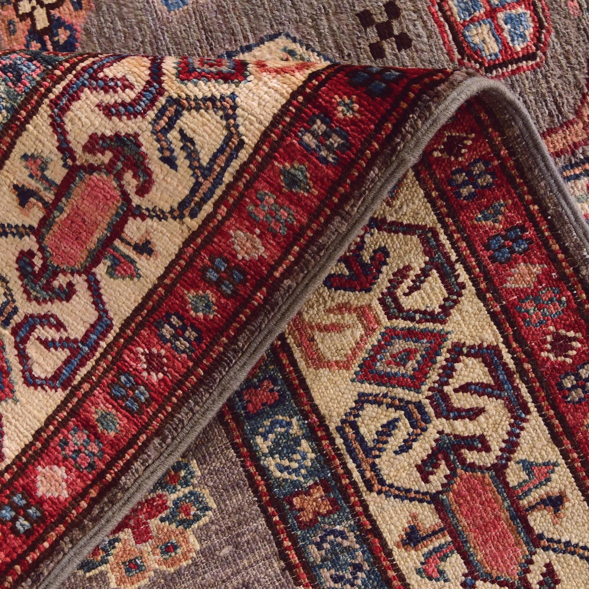 3' 3 x 5' 4 Hand Knotted Kazak Rug