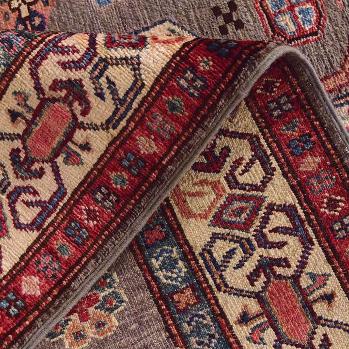 3' 3 x 5' 4 Hand Knotted Kazak Rug