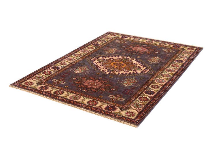 Detail image of 3' 7 x 5' Hand Knotted Kazak Rug
