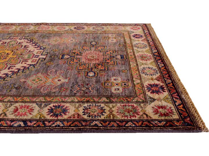 3' 7 x 5' Hand Knotted Kazak Rug