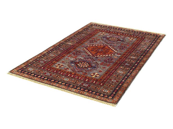 3' 4 x 5' 1 Hand Knotted Kazak Rug