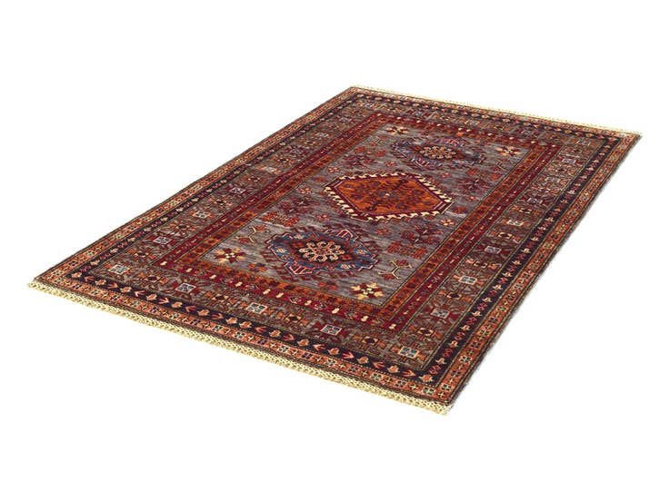 Detail image of 3' 4 x 5' 1 Hand Knotted Kazak Rug