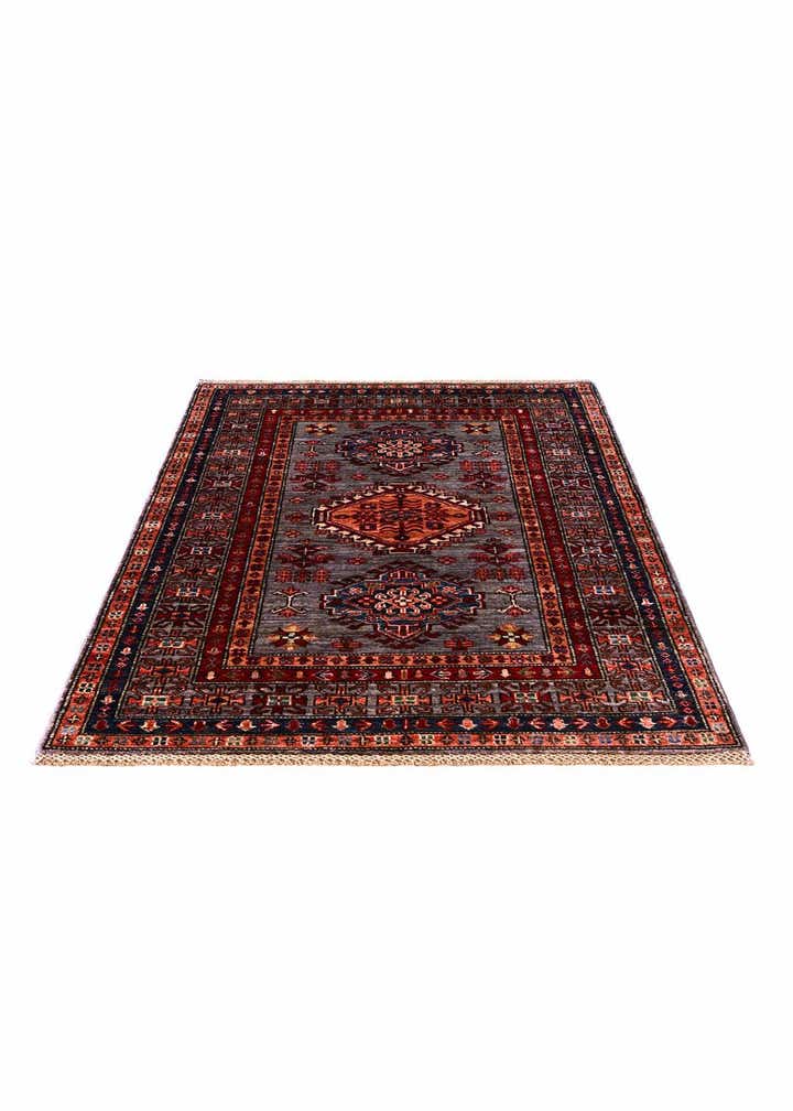 3' 5 x 5' Hand Knotted Kazak Rug