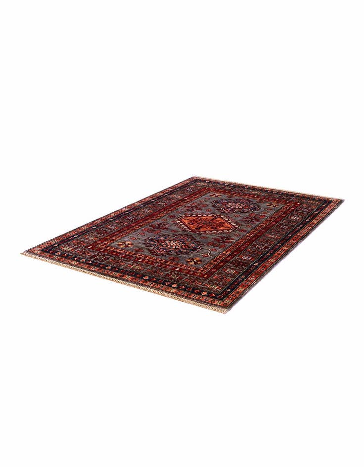 Detail image of 3' 5 x 5' Hand Knotted Kazak Rug
