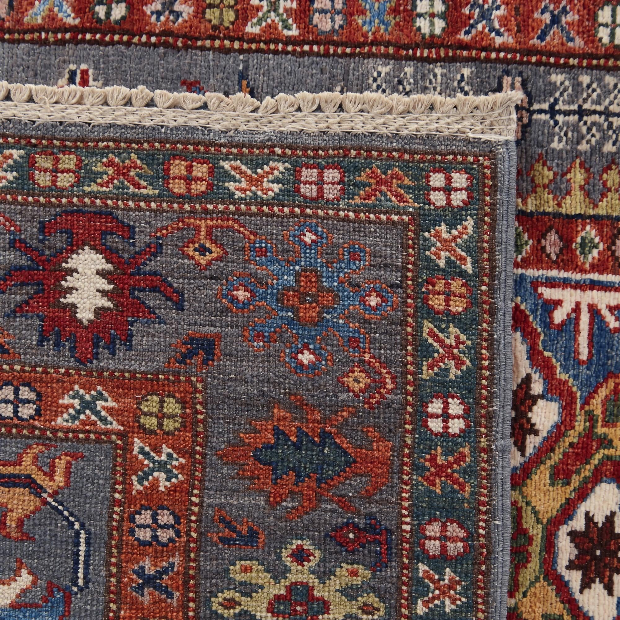 105cm x 160cm Hand Knotted Kazak Rug