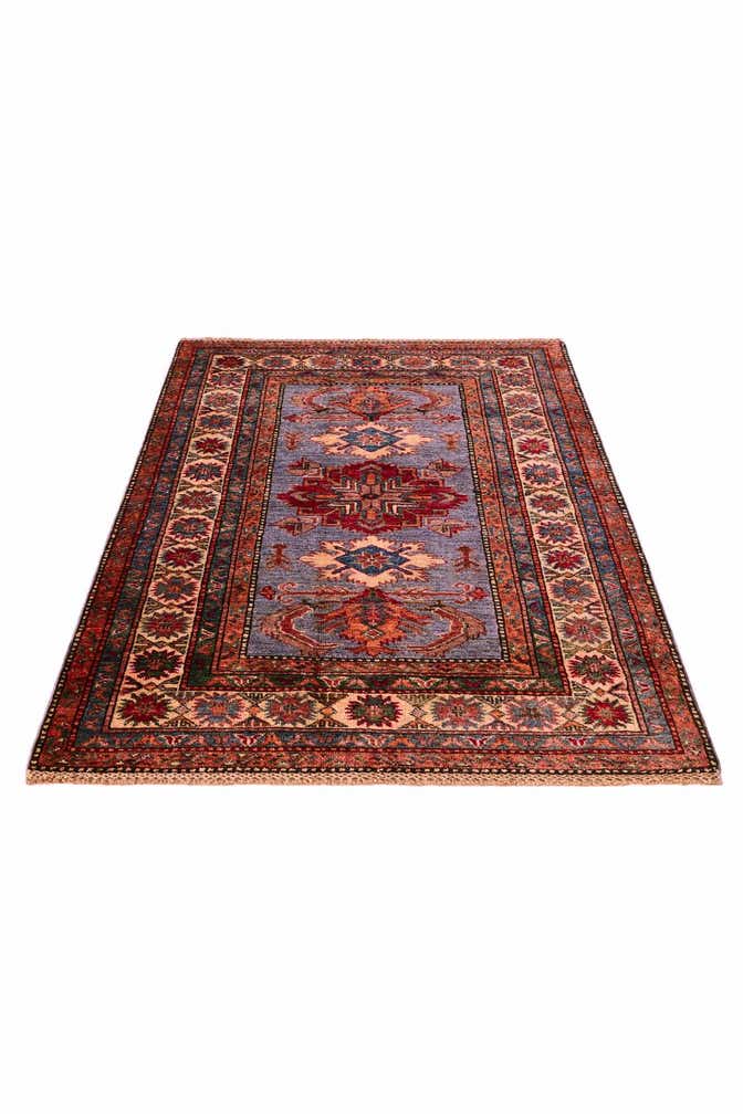 3' 5 x 5' Hand Knotted Kazak Rug