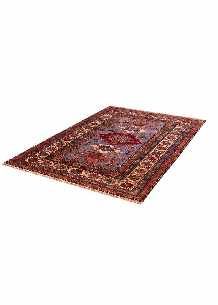 3' 5 x 5' Hand Knotted Kazak Rug