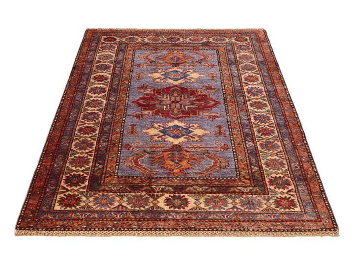 3' 5 x 5' Hand Knotted Kazak Rug