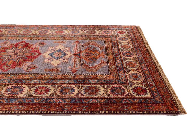 3' 5 x 5' Hand Knotted Kazak Rug