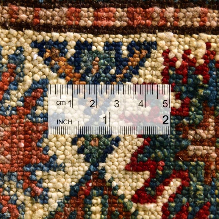 Detail image of 3' 5 x 5' Hand Knotted Kazak Rug