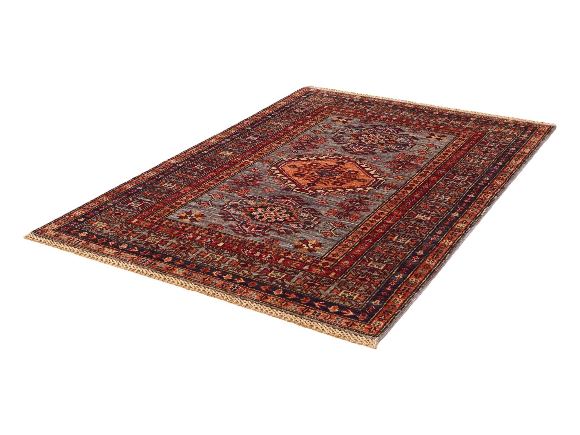 3' 5 x 5' Hand Knotted Kazak Rug