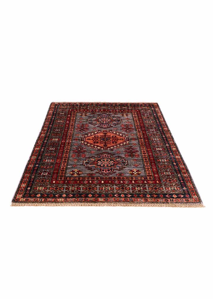 3' 5 x 5' Hand Knotted Kazak Rug