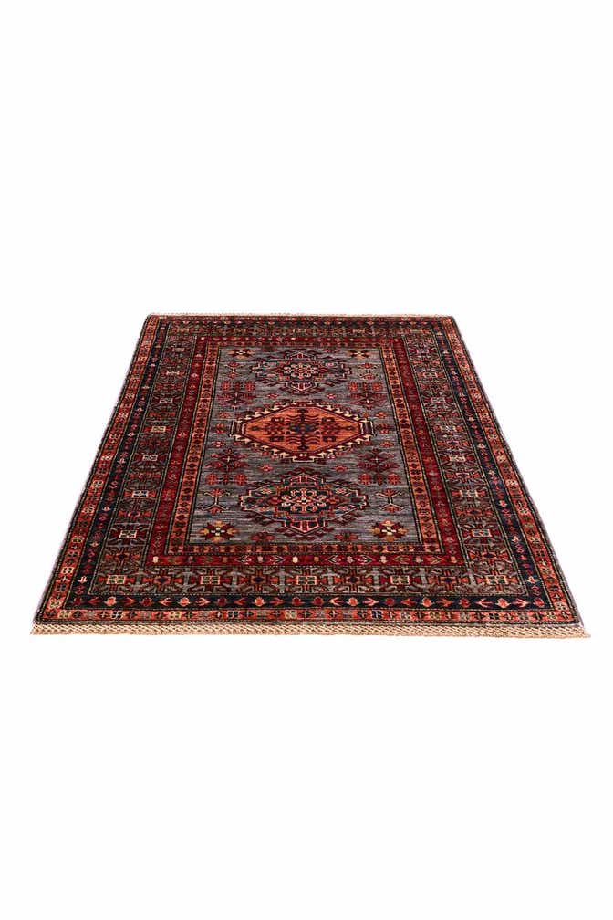 3' 5 x 5' Hand Knotted Kazak Rug