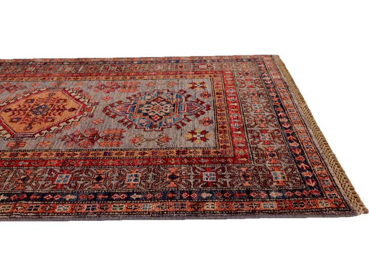 3' 5 x 5' Hand Knotted Kazak Rug