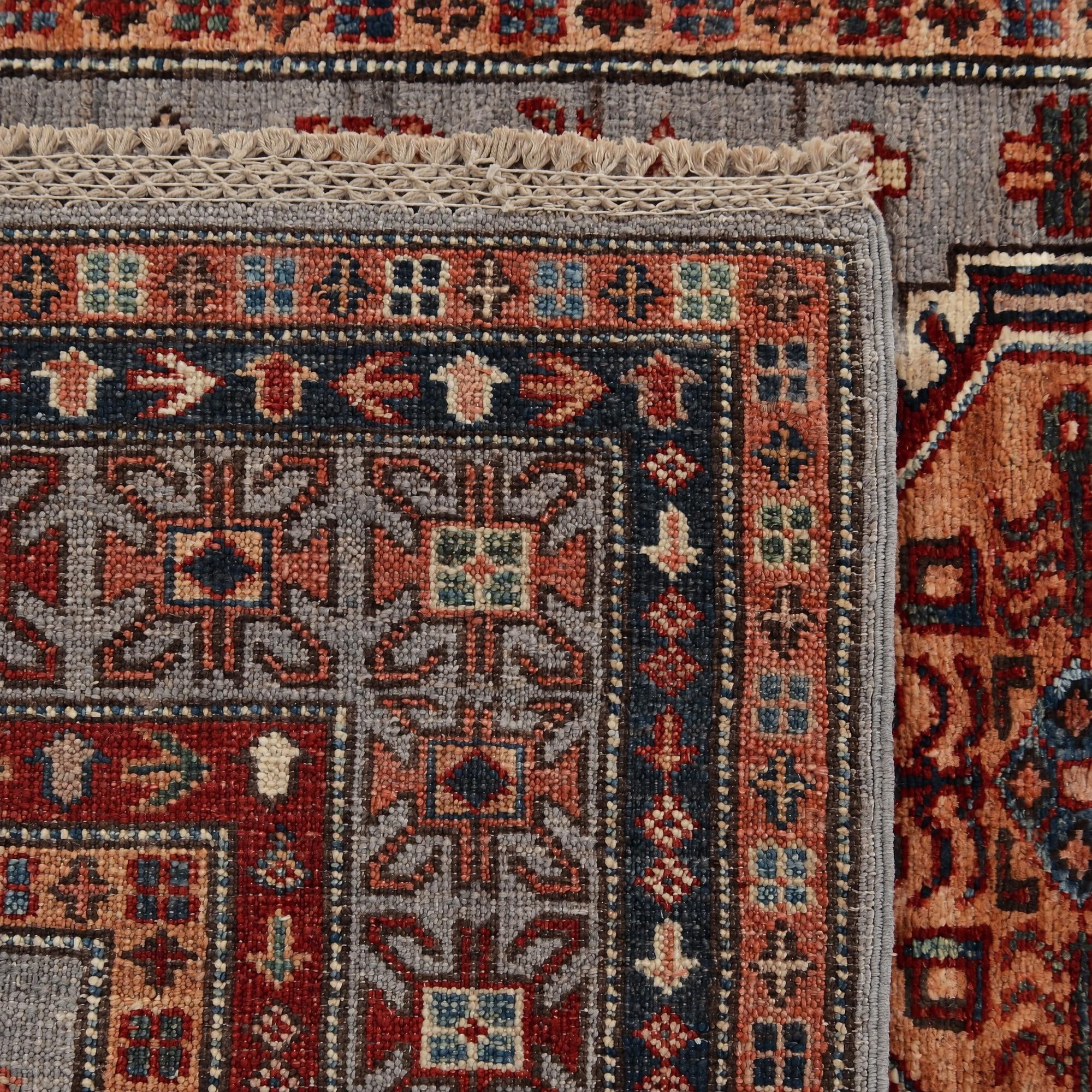 105cm x 155cm Hand Knotted Kazak Rug