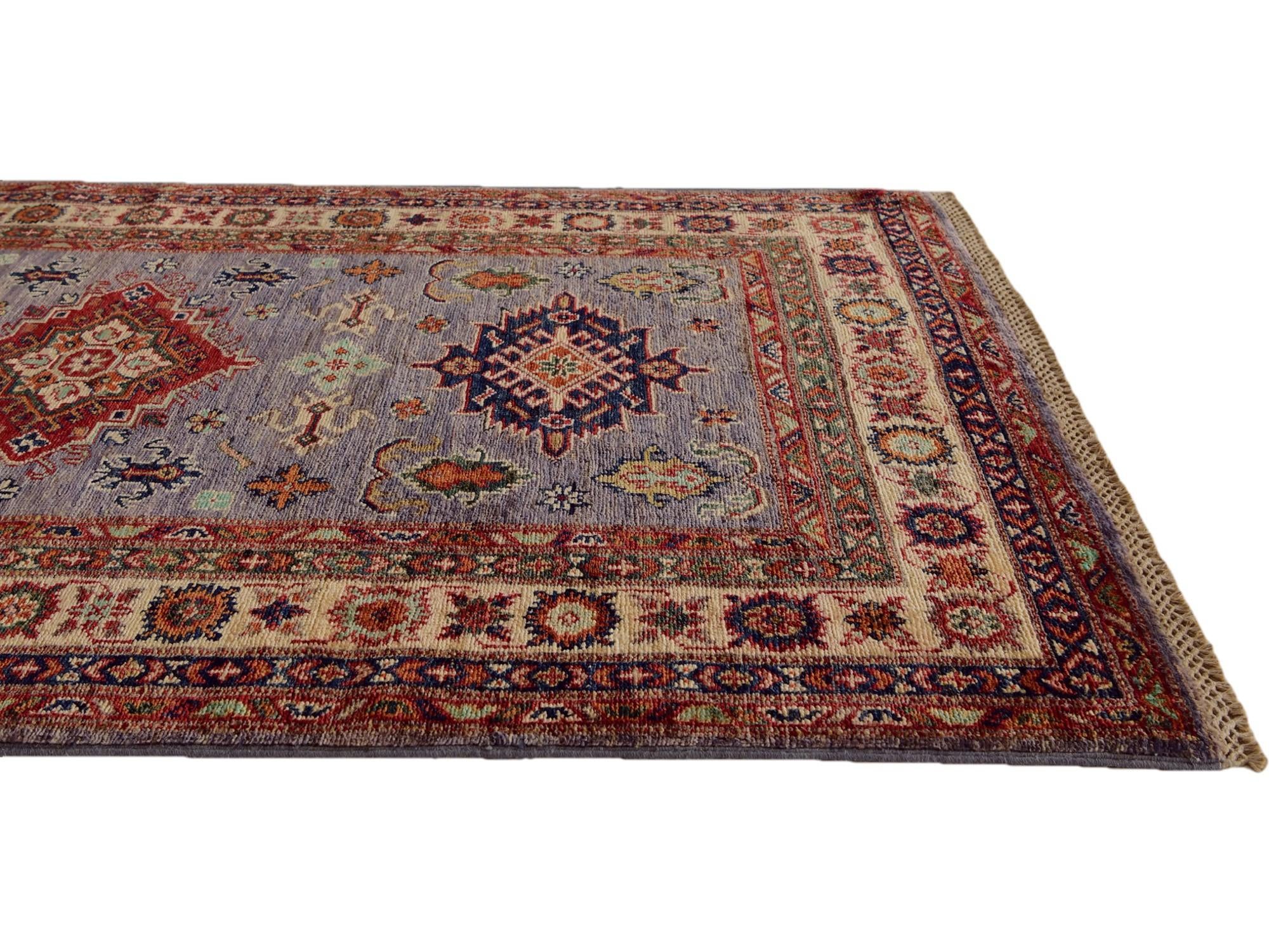 3' 4 x 5' 5 Hand Knotted Kazak Rug