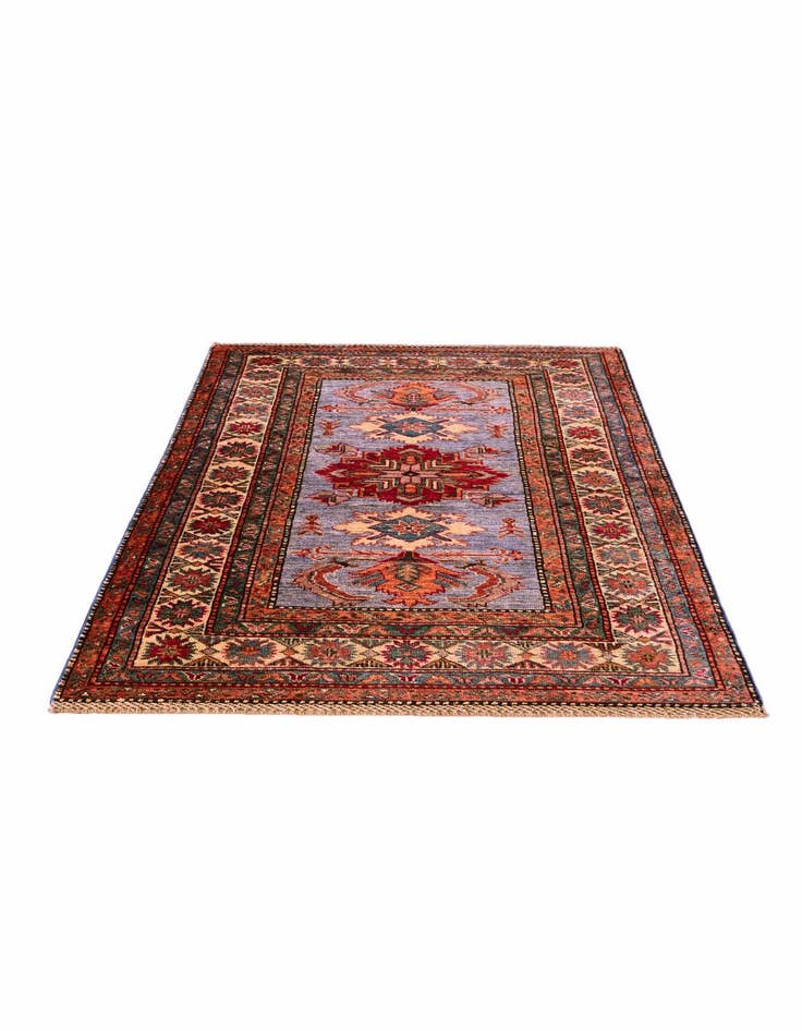 Detail image of 3' 5 x 5' 2 Hand Knotted Kazak Rug