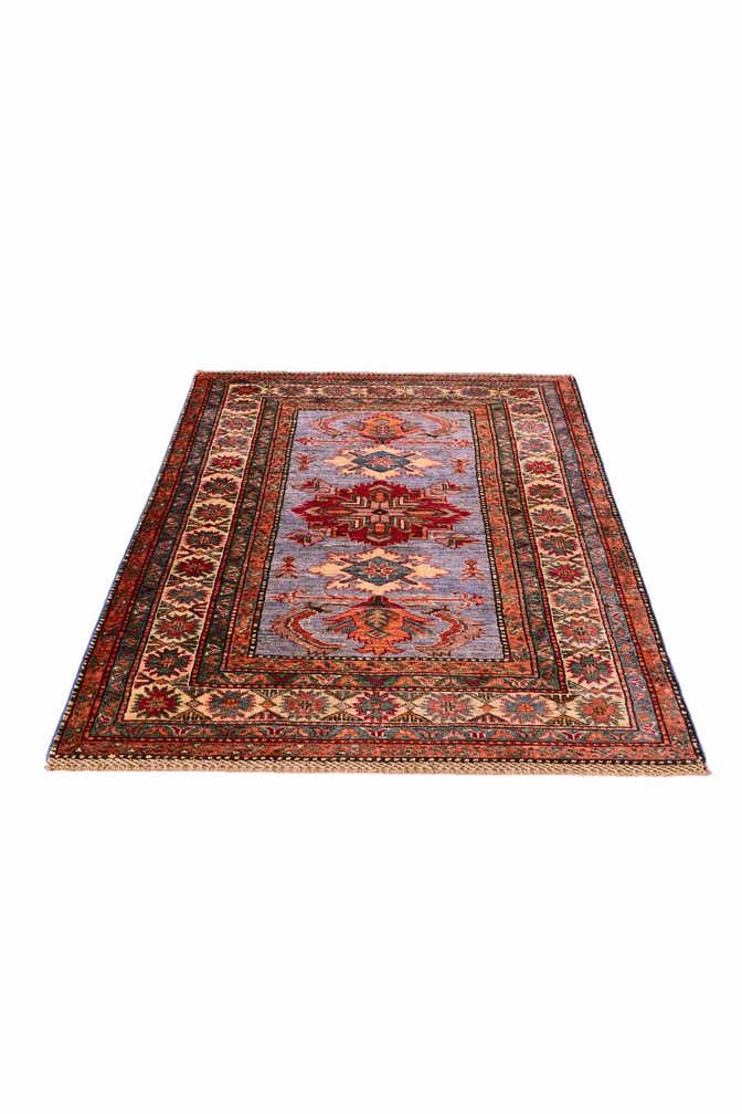 3' 5 x 5' 2 Hand Knotted Kazak Rug