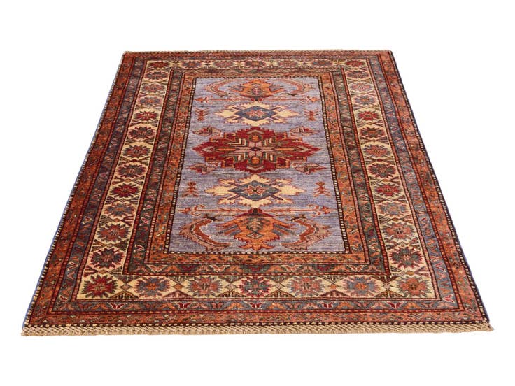 Detail image of 3' 5 x 5' 2 Hand Knotted Kazak Rug