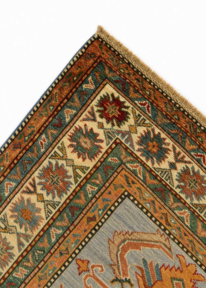 3' 5 x 5' 2 Hand Knotted Kazak Rug