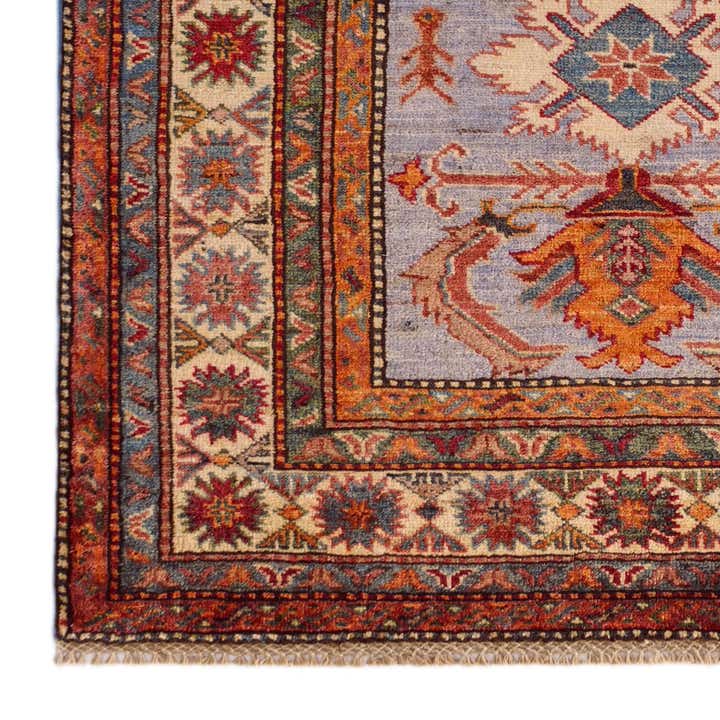 3' 5 x 5' 2 Hand Knotted Kazak Rug