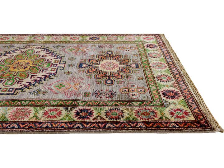 3' 8 x 4' 11 Hand Knotted Kazak Rug