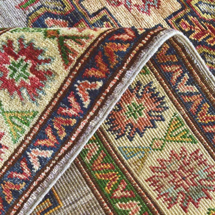 3' 8 x 4' 11 Hand Knotted Kazak Rug