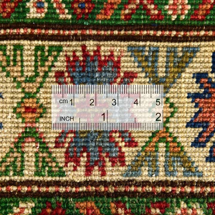 3' 8 x 4' 11 Hand Knotted Kazak Rug