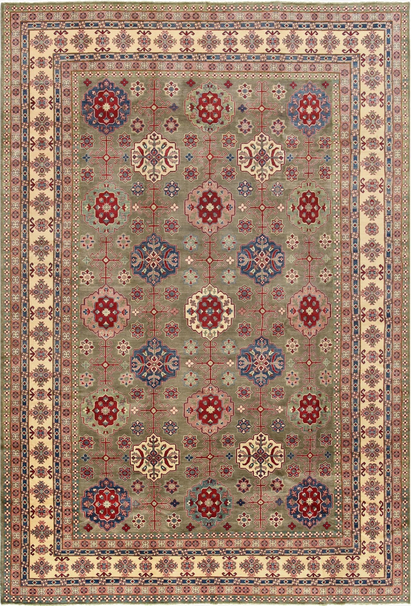13' 2 x 19' 2  Hand Knotted Kazak Rug