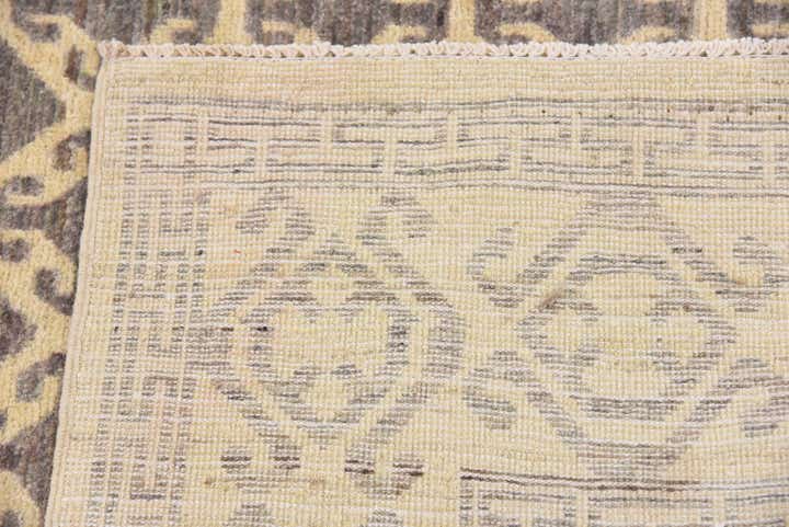 6' 7 x 9' 7 Hand Knotted Khotan Ziegler Rug