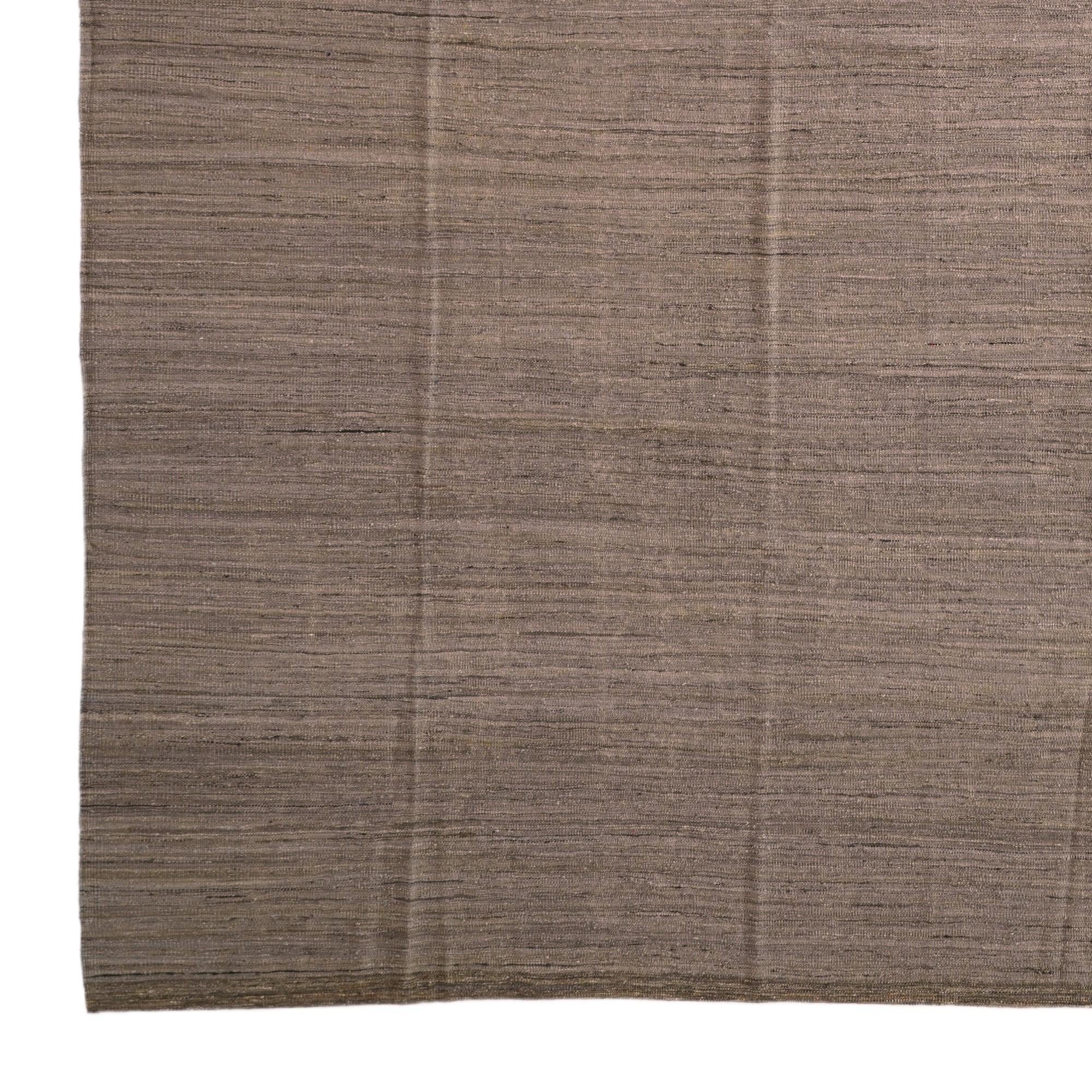 12' 11 x 18' 4 Hand Woven Kilim Afghan Wool Rug