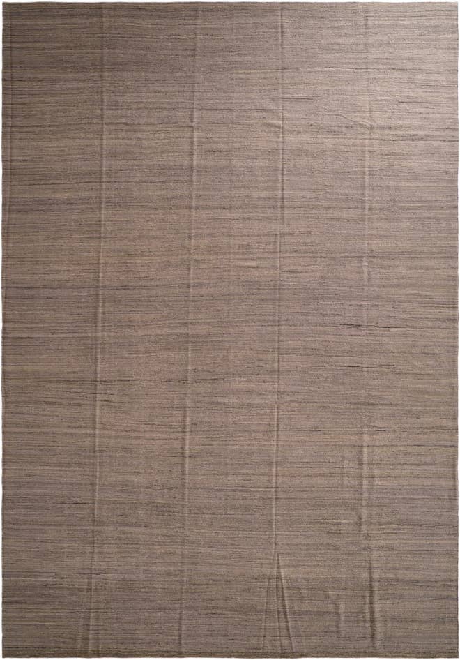 Detail image of 12' 11 x 18' 4 Hand Woven Kilim Afghan Wool Rug