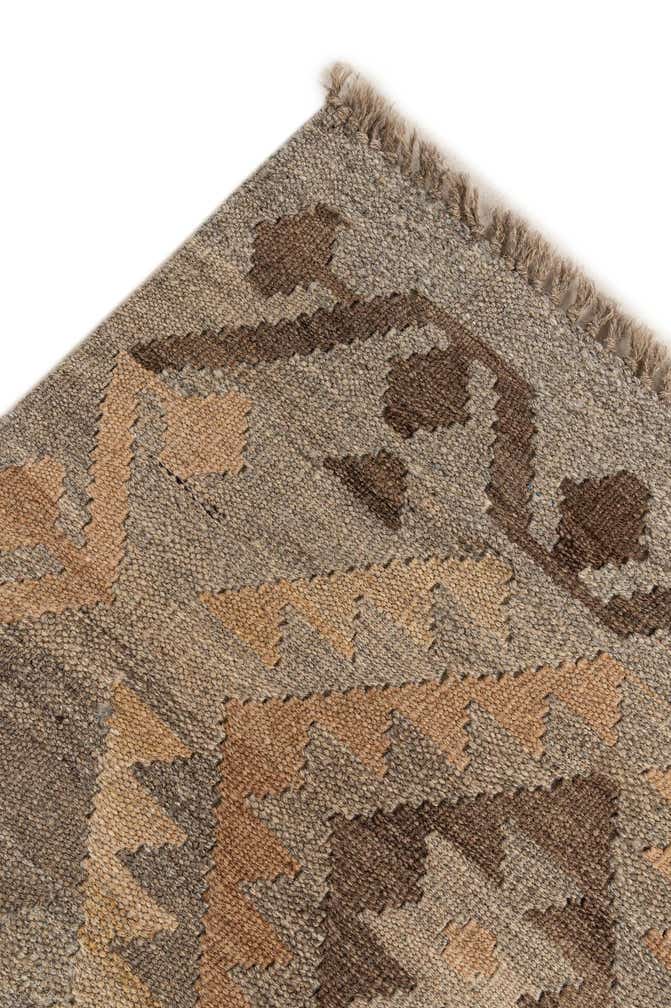 3' 5 x 4' 9 Hand Woven Kilim Maymana Wool Rug