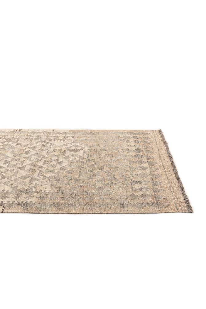 3' 4 x 5' Hand Woven Kilim Maymana Wool Rug