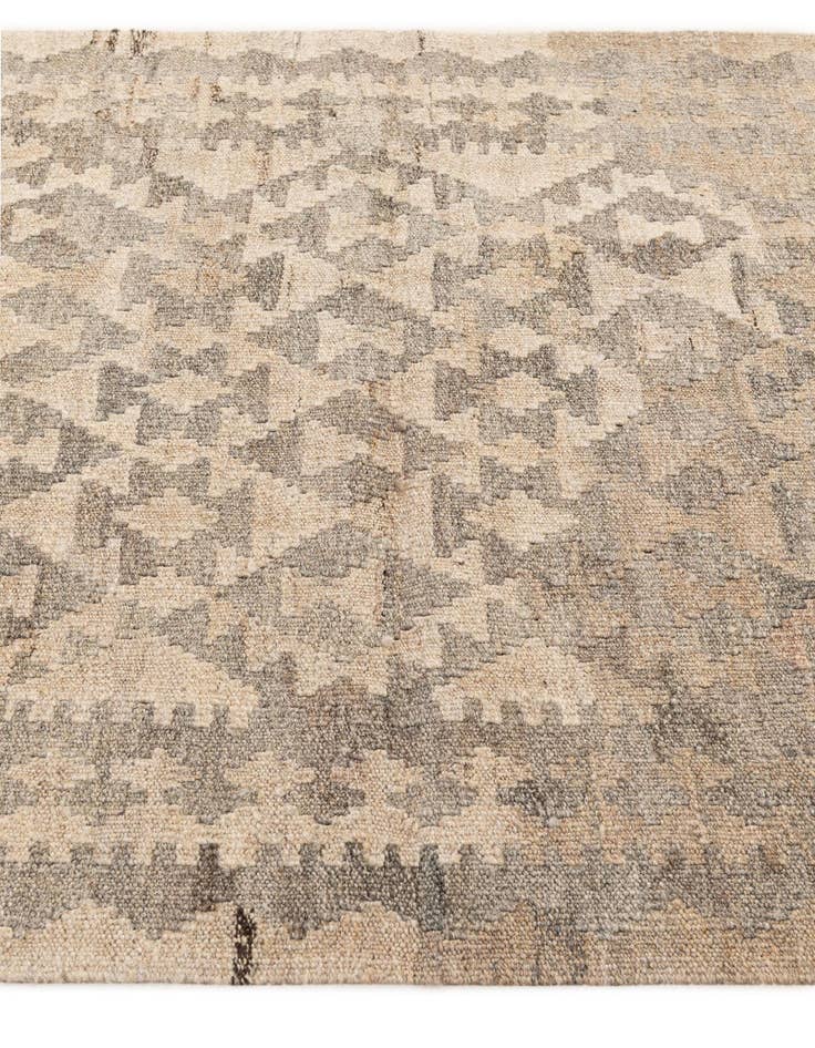 Detail image of 3' 4 x 5'  Hand Woven Kilim Maymana Wool Rug
