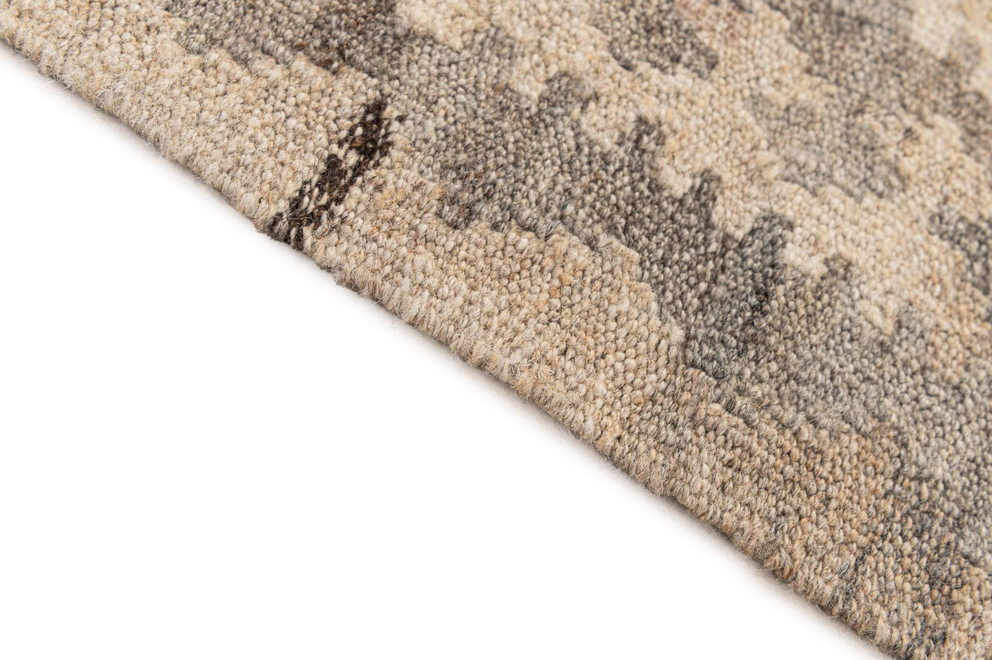 3' 4 x 5' Hand Woven Kilim Maymana Wool Rug