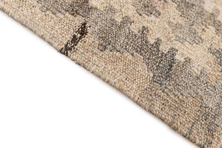 3' 4 x 5' Hand Woven Kilim Maymana Wool Rug