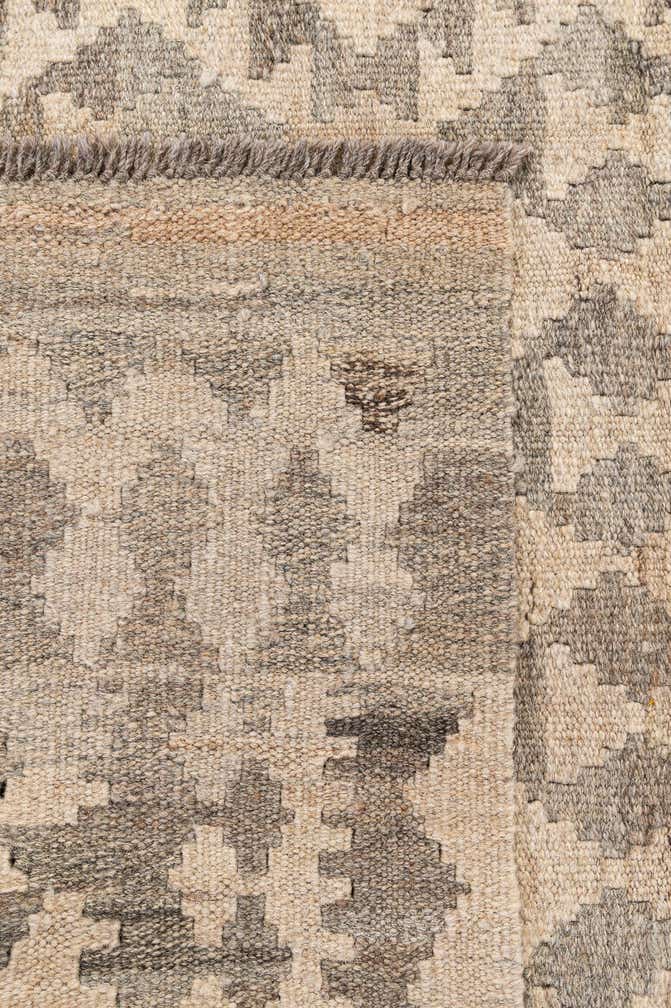 3' 4 x 5' Hand Woven Kilim Maymana Wool Rug
