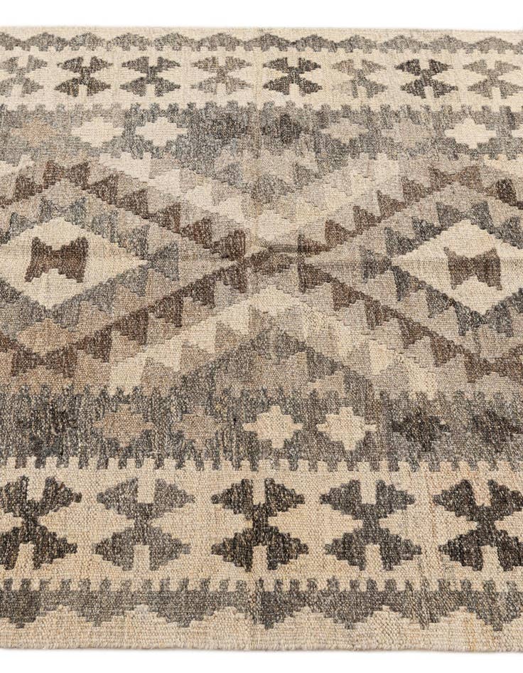 Detail image of 3' 4 x 5'  Hand Woven Kilim Maymana Wool Rug